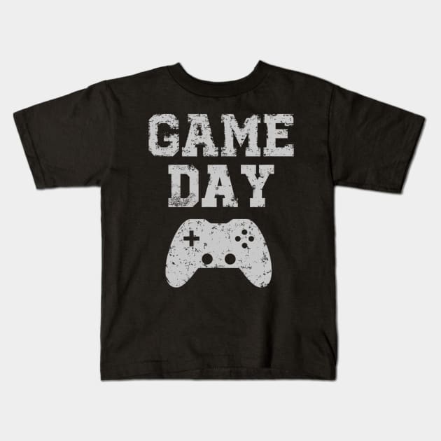 Game Day Video Games Gift for Gamer Boy Girl Kids T-Shirt by daylightpombo3